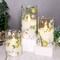 Set of 3 Lemon Decor Glass Flameless Candles – Flickering Battery-Operated LED Wax Pillars with Remote & Timer, Perfect for Spring, Holiday, and Home Décor